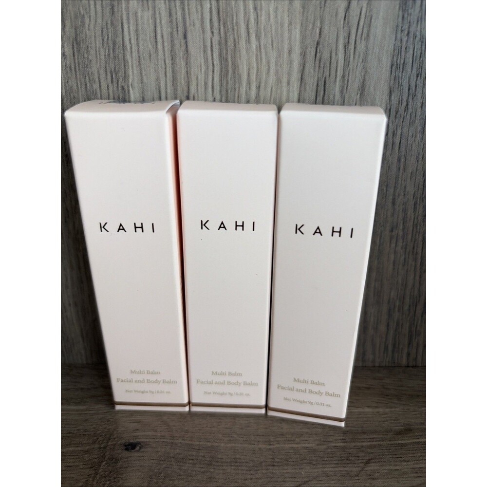KAHI Multi Balm Facial and Body Balm - 0.31 Oz. x3 Tubes